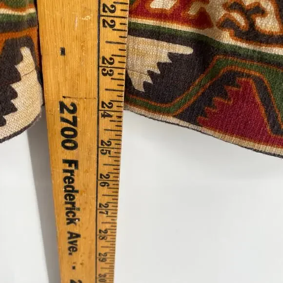 Coldwater Creek Jacket Aztec Western Cowgirl Southwest Native Oversized 16 - Picture 8 of 10